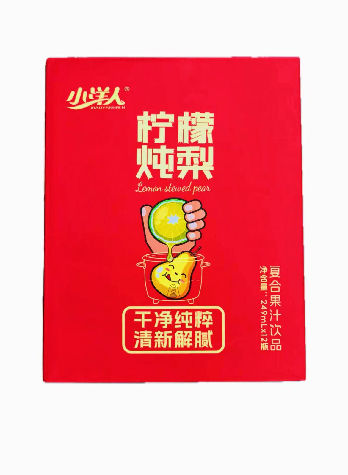 小洋人柠檬炖梨  249mlX12瓶