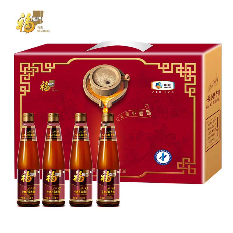 中粮•福临门一级小磨香油220mlX4