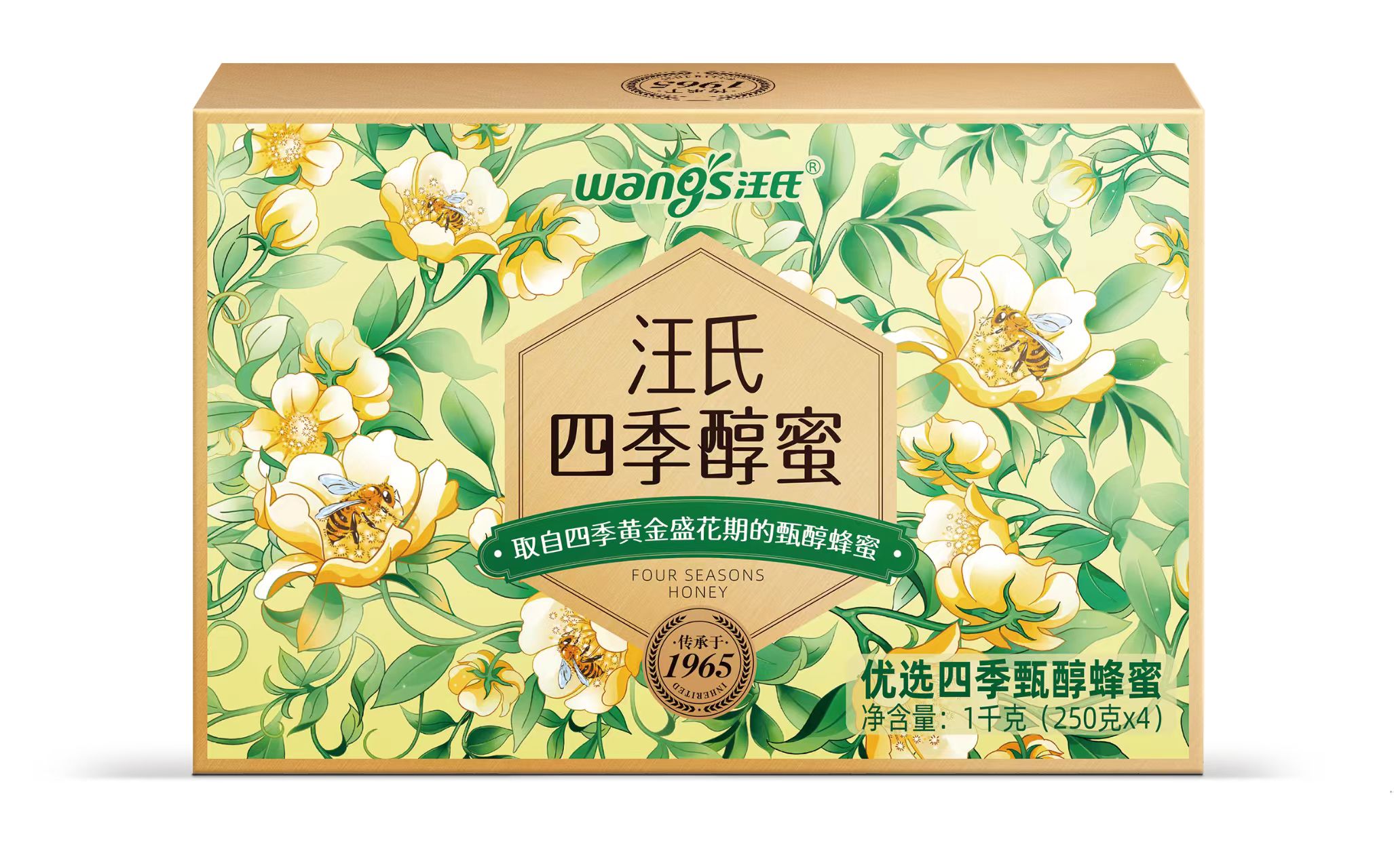 汪氏蜂蜜园•四季醇蜜（知名品牌）